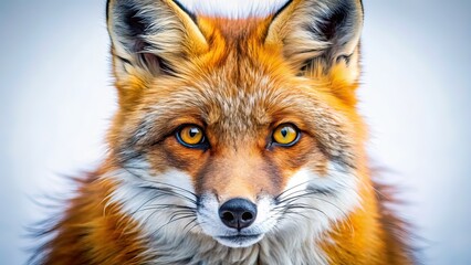 Obraz premium Fox Portrait - Close-up Macro Photography