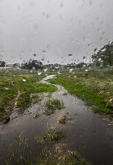rain on the river