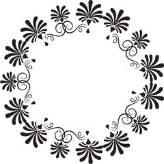 Beautiful flower art and mandala vector design