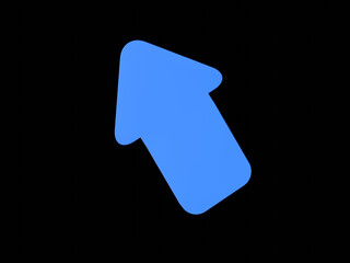 3d Realistic Mouse cursor vector illustration