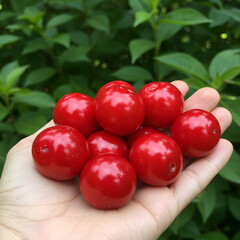 Fresh Red Cherries: Juicy Summer Fruit