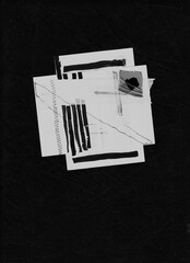 Soft paper layers overlapping each other with subtle textures and torn edges. A light and minimal design suitable for background use or texture overlays.