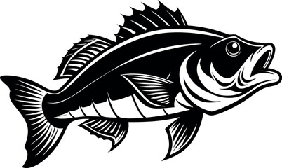big-bass-fish-in-black-vector-on-white-background-.eps