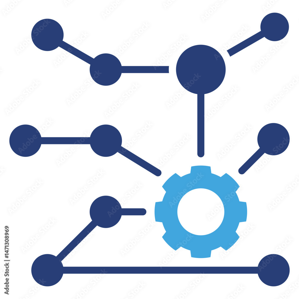 Poster Complexity Two Color Icon