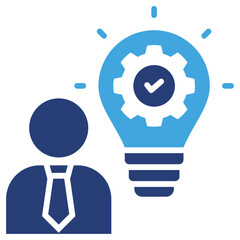 Solution Two Color Icon