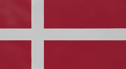 Obraz premium Red and White Cross Flag Graphic Background