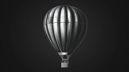 Fototapeta premium Vintage Hot Air Balloon
