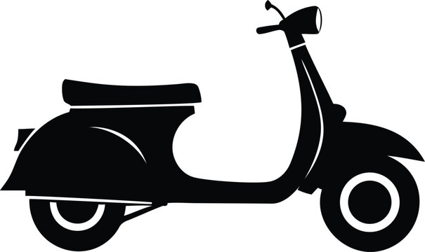 vector illustration of a motorcycle, scooter vector illustration, motorcycle vector illustration