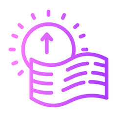 sunrise gradient icon