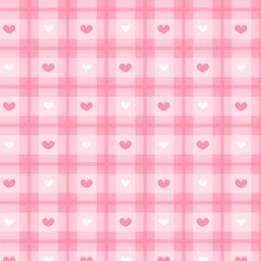 Heart Pattern Background, Romantic Love Design, Valentine&rsquo;s Day, Cute Pink Hearts