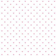 Heart Pattern Background, Romantic Love Design, Valentine’s Day, Cute Pink Hearts
