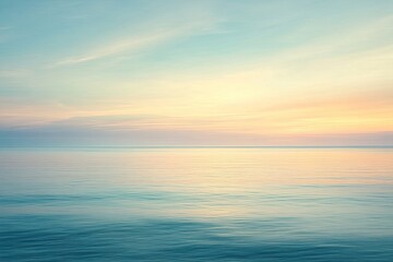 Obraz premium Calm sunset over tranquil water