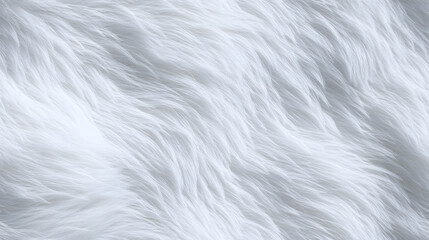 Obraz premium White Furry Effect Seamless Texture