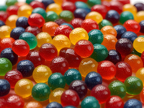 collection of colorful jelly beans