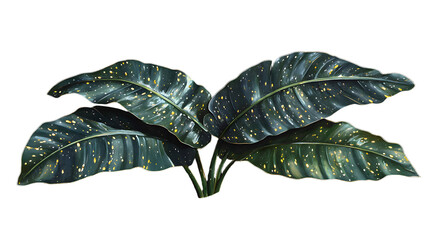 Obraz premium A Stunning Display of Starry-Lit Leaves Perfect for Home Decor and Natural Aesthetics