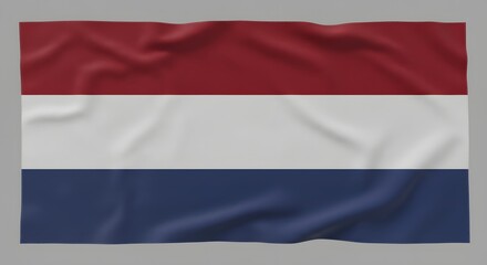 Waving Three Color Fabric with Horizontal Stripes