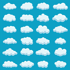 Cloud filled vector sign Cloud icon.