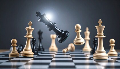 chess pieces on a chessboard