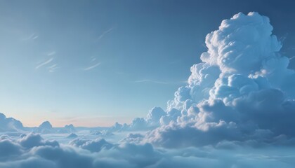 Subtle light blue abstract, soft focus, gradient clouds,  clouds,  sky