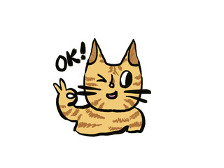Ok Orange Cat