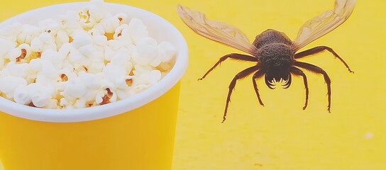 Popcorn and a creepy crawly