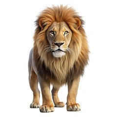 Fototapeta premium lion isolated on white background