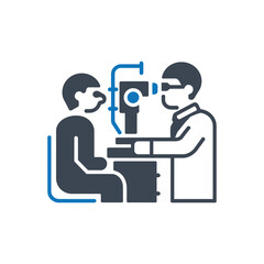 Eye Examination Procedure Icon