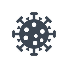 Fototapeta premium Virus Cell Structure Icon