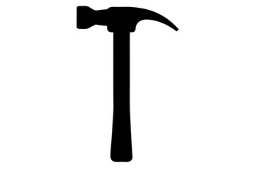 hammer on white background