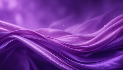 Naklejka premium Flowing Lavender Fabric with Subtle Shimmering Highlights and So