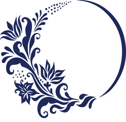 Beautiful flower art and mandala vector design