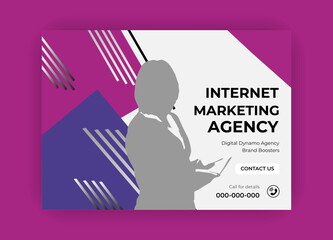 Business promotion and corporate web banner template 