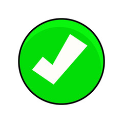 green check mark button