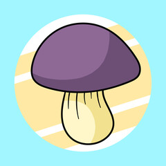 purple mushroom