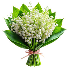 Obraz premium bouquet of lilies of the valley