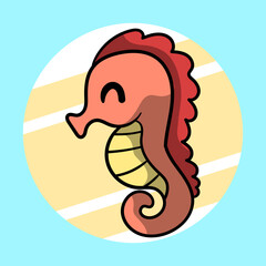 Seahorses illustration