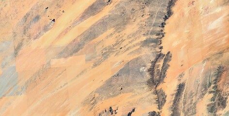 Sahara Desert: Aerial View of Unique Landscape (High Resolution Satellite Image)