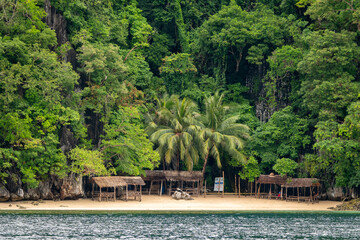 Pristine water at Coron, Palawan, Surrounded by limestone cliffs