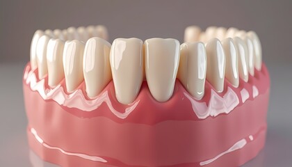 Obraz premium Dental Model with Teeth