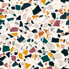 terrazzo floor old texture or polished stone for background