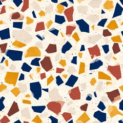 terrazzo floor old texture or polished stone for background