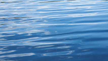 Blue waves abstract background texture.