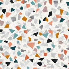 terrazzo floor old texture or polished stone for background