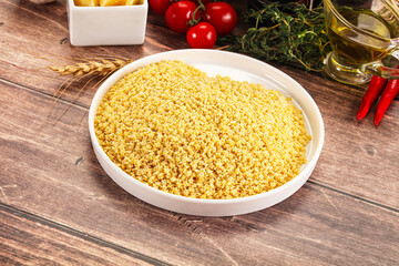 Italian cuisine - dry stelline pasta