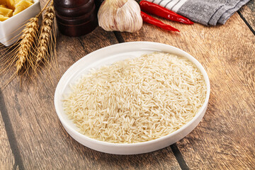 Indian cuisine - raw basmati rice