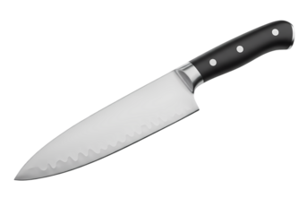 HighQuality Chefs Knife Professional Kitchen Tool Image isolated on transparent background