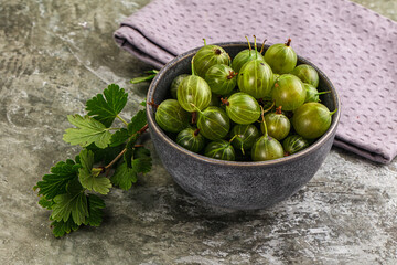 Ripe sweeet and juicy gooseberry