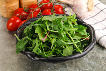 Arugula and spinach mix salad