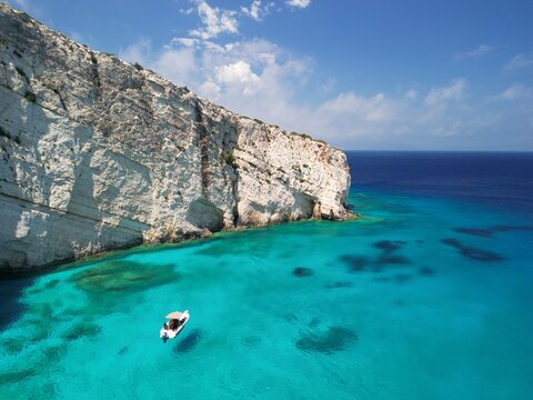 Niebieskie groty i piękne plaże plaże na Zakynthos - Grecja