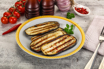  Vegan Grilled eggplant slices snack